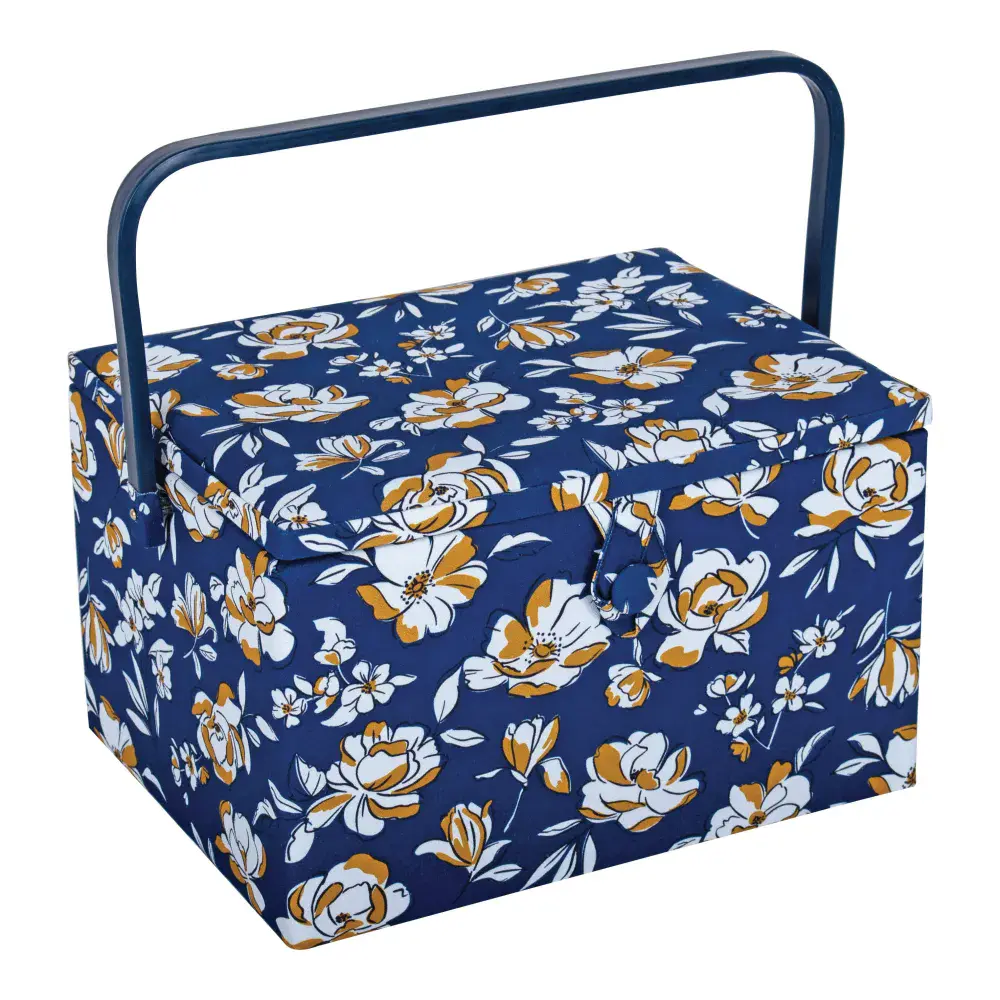 Autumn Floral Large Sewing Box