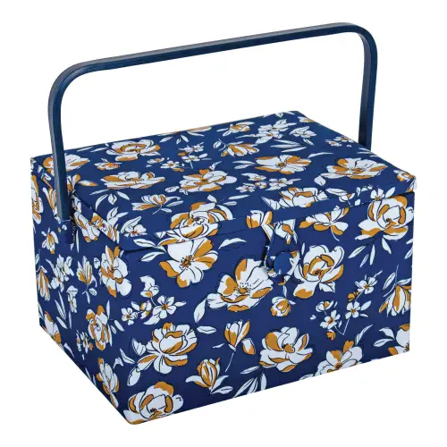 Autumn Floral Large Sewing Box