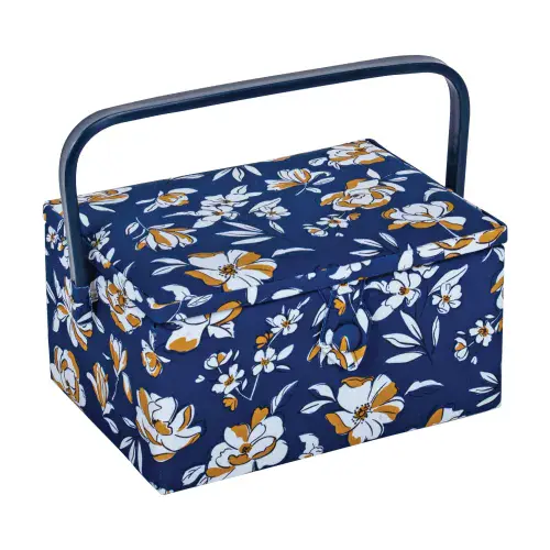 Autumn Floral Medium Sewing Box