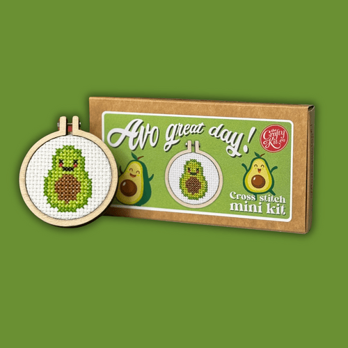 Avo Great Day! Matchbox Mini Cross Stitch Kit