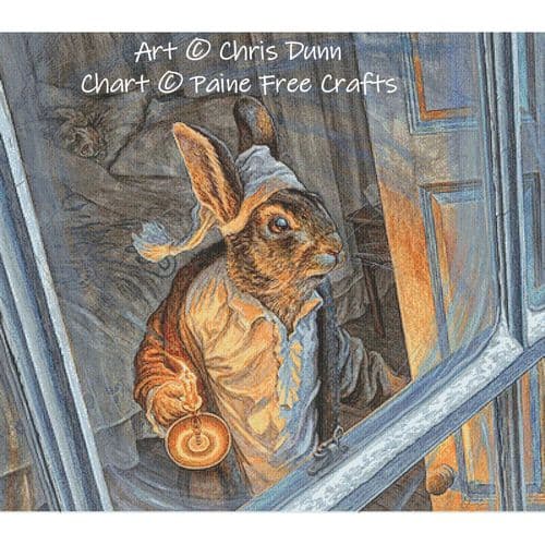 Away to the window I flew like a flash by Paine Free Crafts printed cross stitch chart