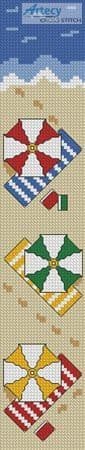 Beach Bookmark by Artecy printed cross stitch chart