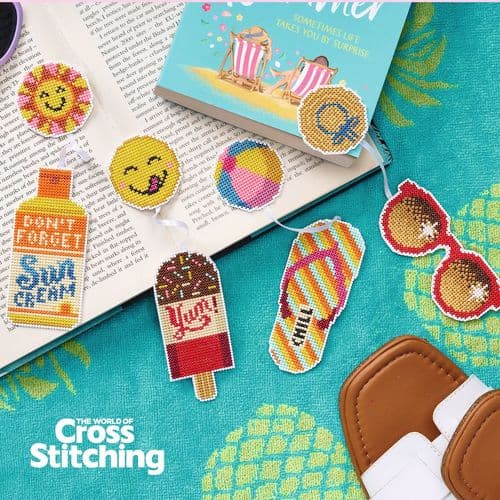 Beach Time Bookmarks WOXS Issue 374 project pack