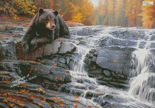 Bearly Time (Large) by Artecy printed cross stitch chart