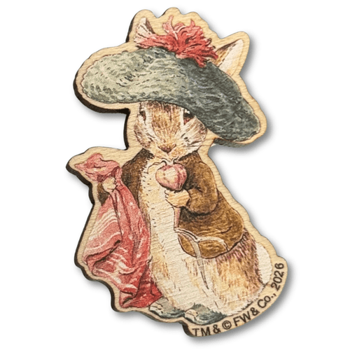 Beatrix Potter Benjamin Bunny Wooden Needle Minder