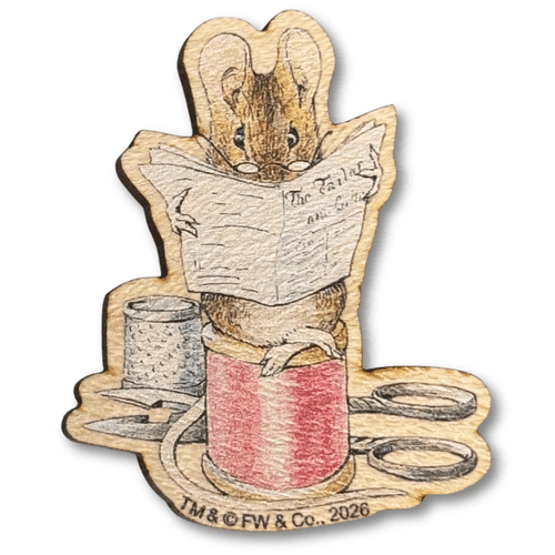 Beatrix Potter Tailor of Gloucester Wooden Needle Minder