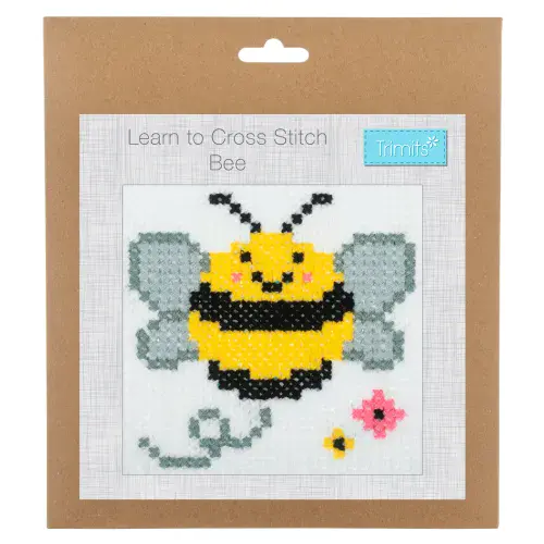 Bee cross stitch kit