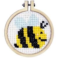 Bee Yourself! Matchbox Mini Cross Stitch Kit