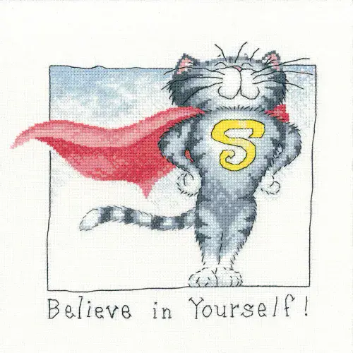 Believe in Yourself cross stitch chart - Peter Underhill