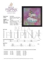 Bella Filipina Opal printed cross stitch chart