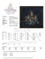 Bella Filipina Sea Witches and the Lost Treasures printed cross stitch chart