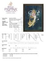 Bella Filipina Stella Maris printed cross stitch chart
