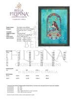 Bella Filipina The Golden Voice printed cross stitch chart