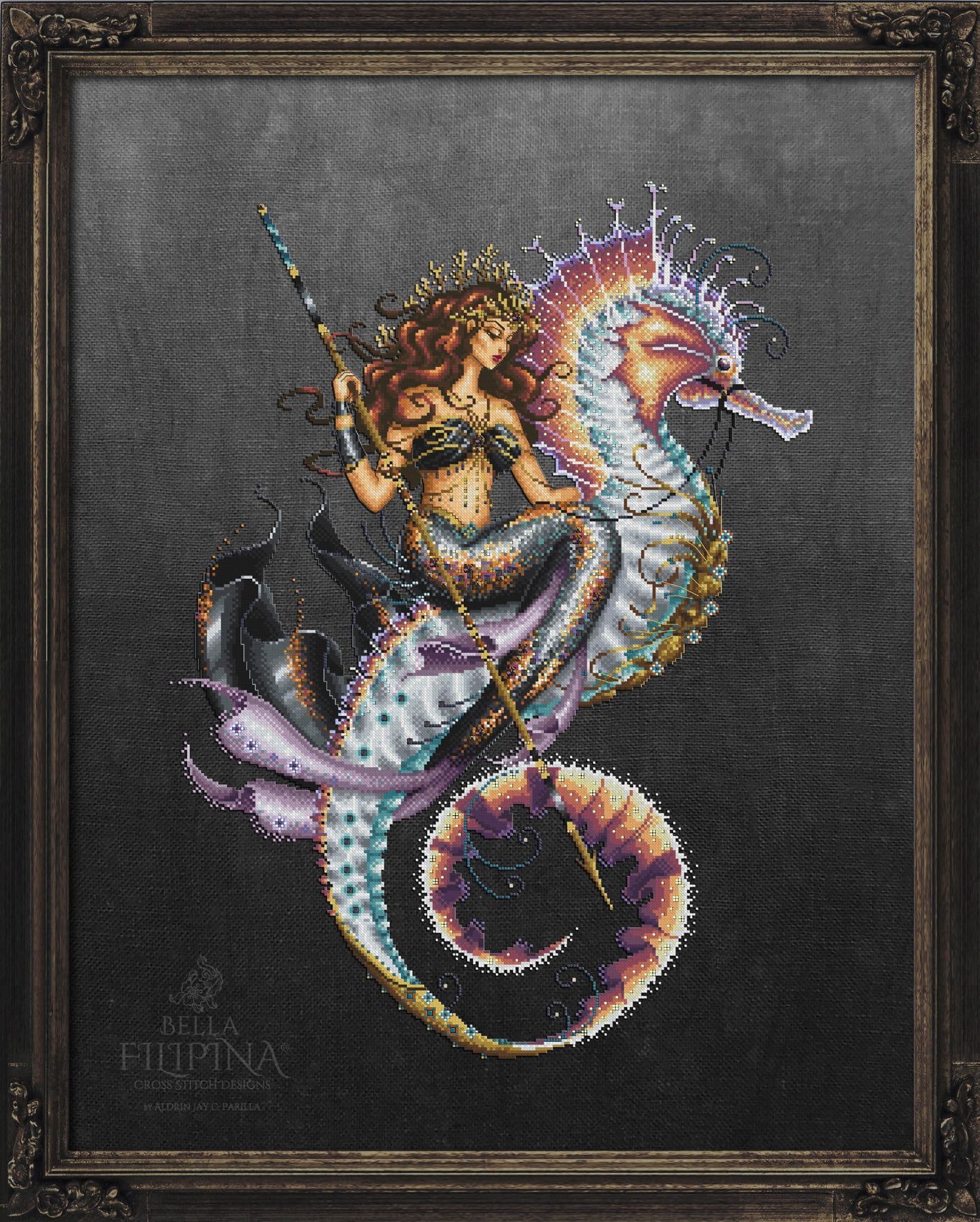 Bella Filipina The Legend of Freya printed cross stitch chart