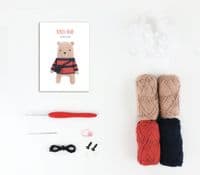 Benji the Bear Large Amigurumi Crochet Kit by Anchor