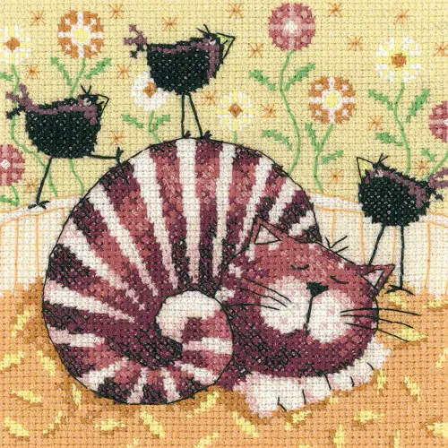 Bird of a Feather cross stitch chart - Karen Carter Collection