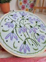 Birth Flower Hoop SAL from Artmishka Designs Project Pack