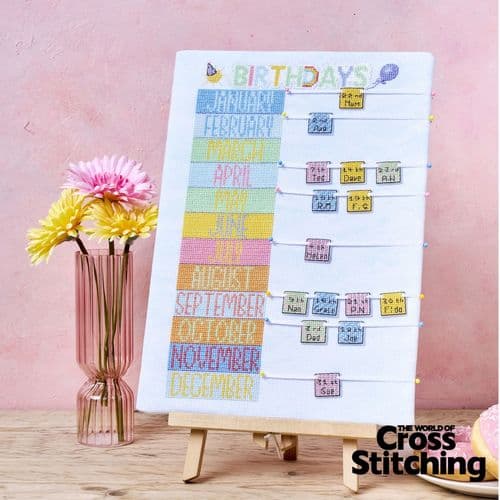 Birthday Calendar WOXS Issue 368 project pack