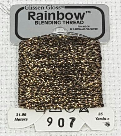Black Gold GlissenGloss Rainbow Thread 252 / R907
