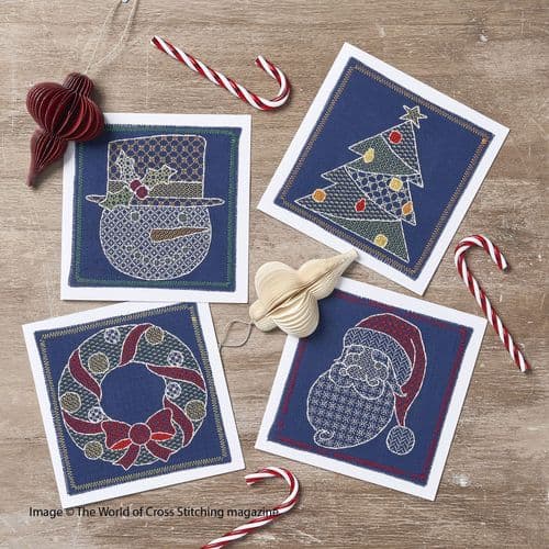 Blackwork Cards WOXS Issue 325 November 2022 project pack