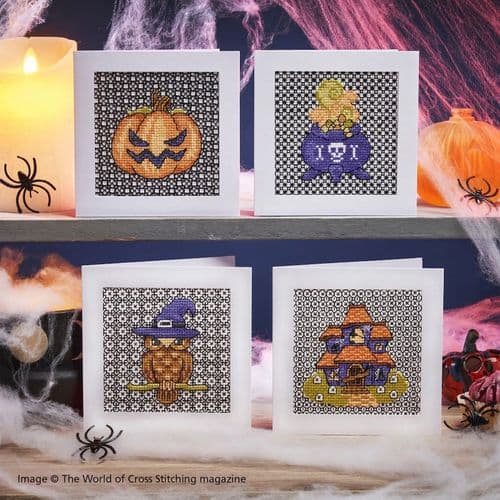 Blackwork Magic Halloween Cards WOXS Issue 350 project pack