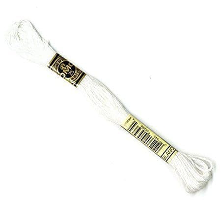 BLANC - DMC stranded cotton thread