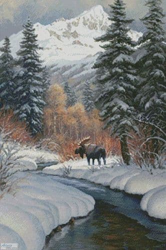 Blanket of Snow by Artecy printed cross stitch chart