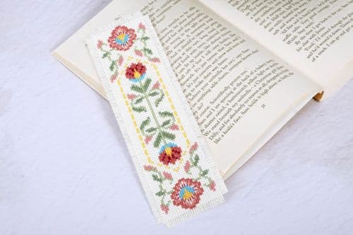 Bloom Bookmark Mini cross stitch kit
