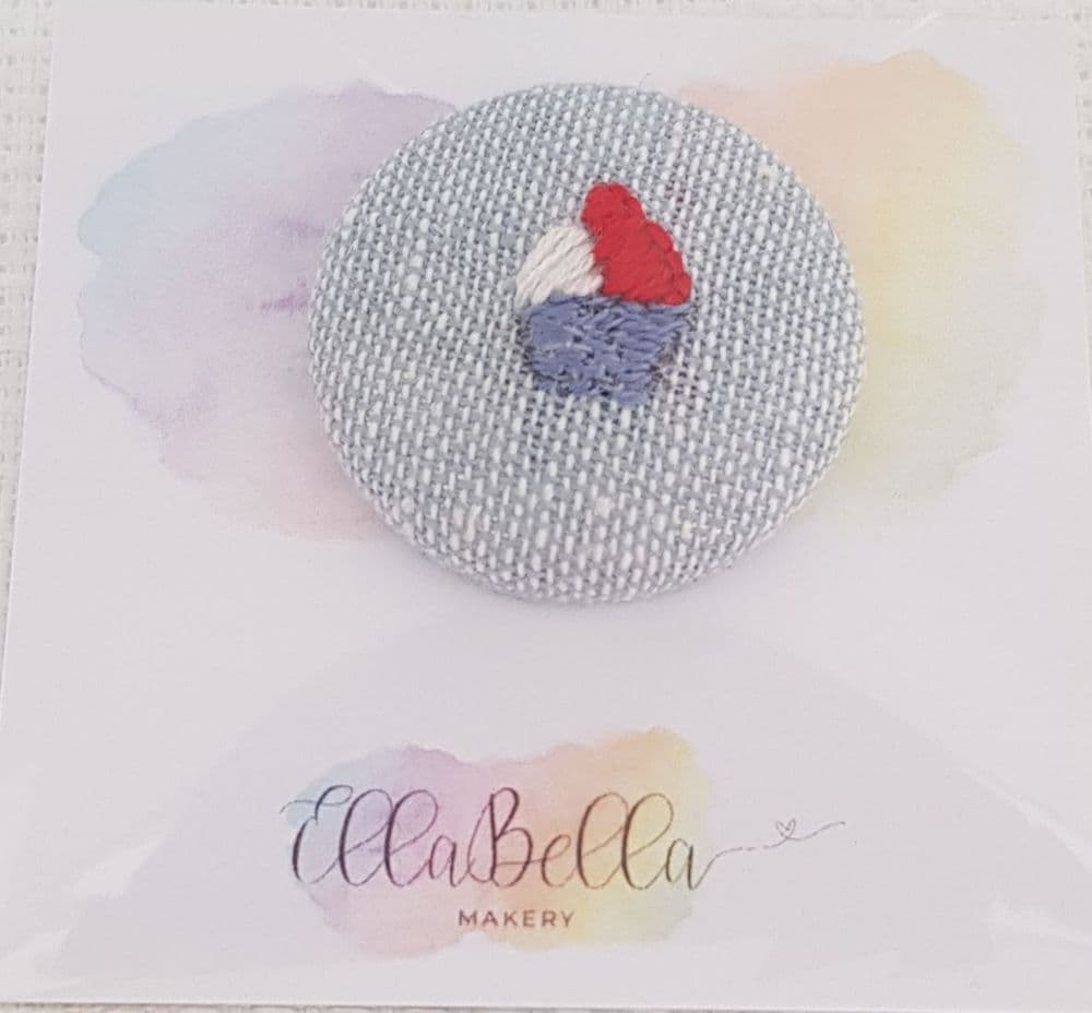 Boat Hand Embroidered Needle Minder