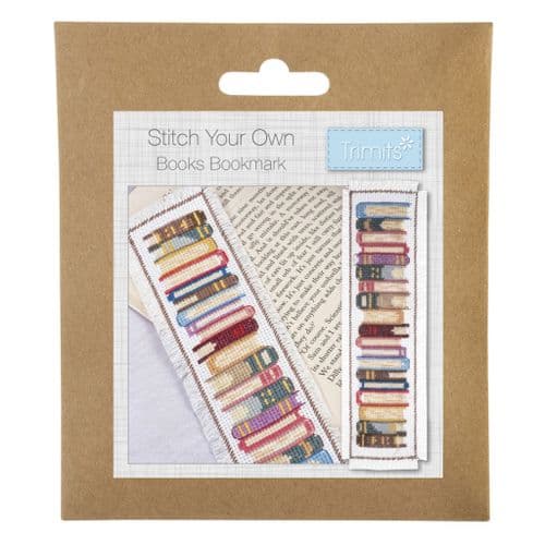 Books Bookmark cross stitch kit