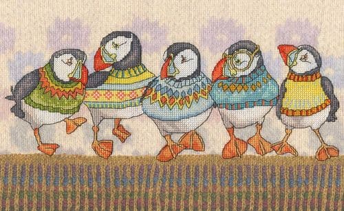 Bothy Threads A Fair Isle Flock cross stitch kit