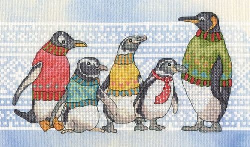Bothy Threads A Woolly Waddle cross stitch kit