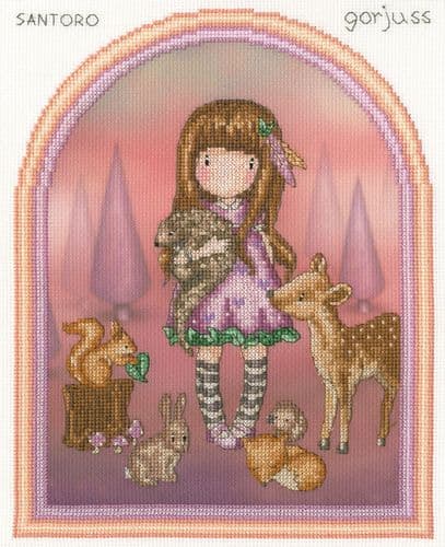 Bothy Threads Be Kind To All Creatures Gorjuss cross stitch kit