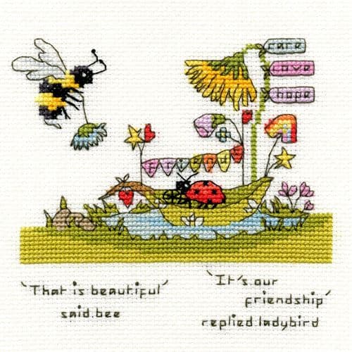 Bothy Threads Beautiful Friendship cross stitch kit