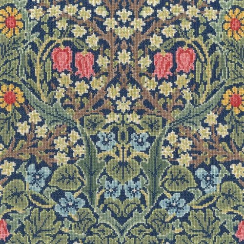 Bothy Threads Blackthorn by William Morris cross stitch kit