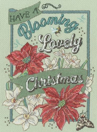 Bothy Threads Blooming Lovely Christmas cross stitch kit