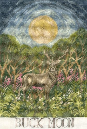 Bothy Threads Buck Moon cross stitch kit