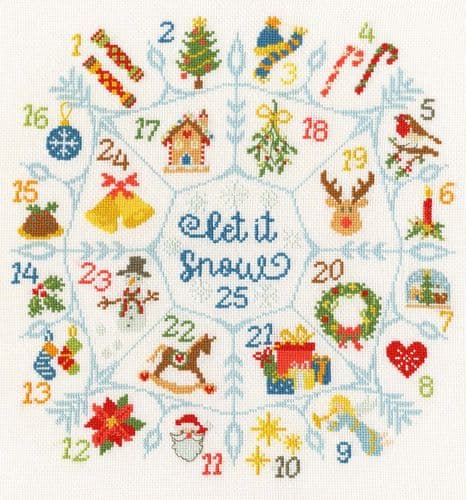 Bothy Threads Countdown to Christmas cross stitch kit