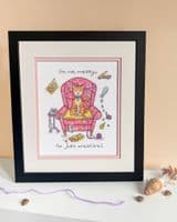 Bothy Threads Crafty Cat cross stitch kit