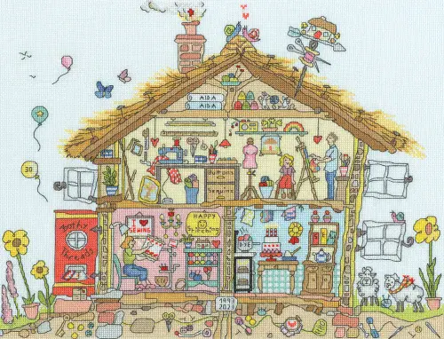 Bothy Threads Cut Thru' Craft Home cross stitch kit - EXCESS STOCK