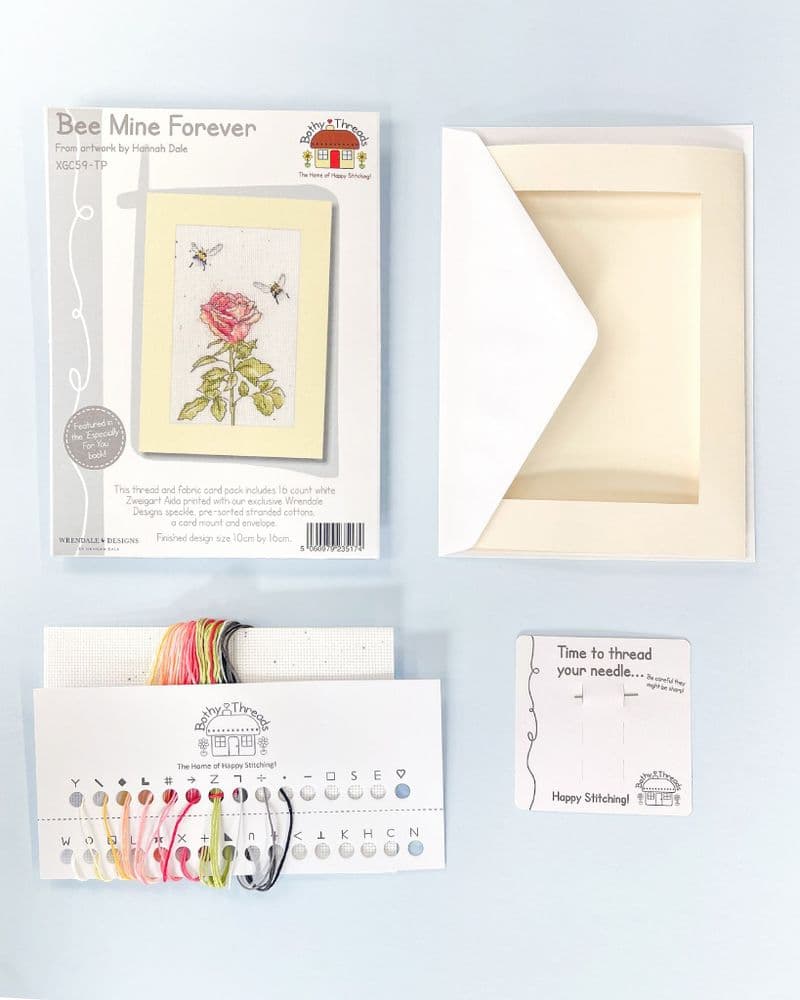 Bothy Threads Especially For You Bee Mine Forever - Thread & Fabric Pack