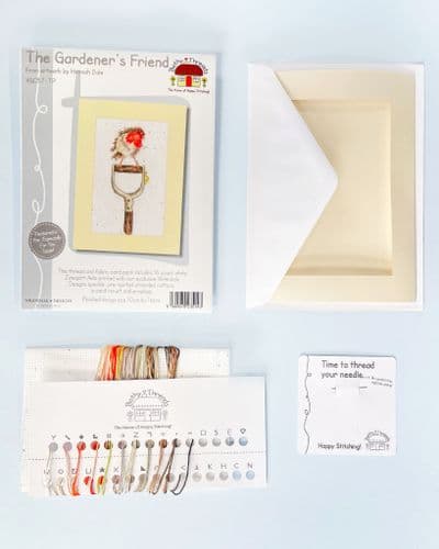 Bothy Threads Especially For You The Gardener's Friend - Thread & Fabric Pack