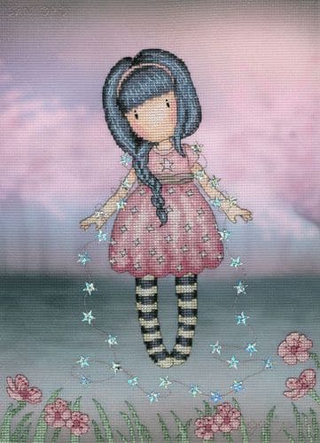 Bothy Threads Fairy Dusk Gorjuss cross stitch kit