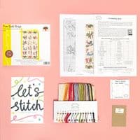 Bothy Threads Five Gold Rings cross stitch kit