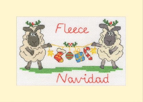 Bothy Threads Fleece Navidad cross stitch kit
