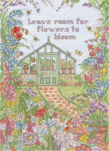 Bothy Threads Flowers in Bloom cross stitch kit