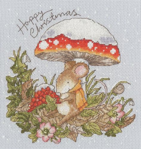 Bothy Threads Hide and Squeak cross stitch kit