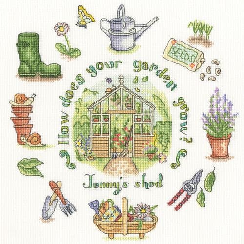 Bothy Threads How Does Your Garden Grow? cross stitch kit - EXCESS STOCK