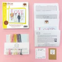Bothy Threads It Must Be Love cross stitch kit