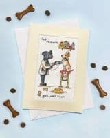 Bothy Threads Lab Report card cross stitch kit